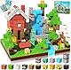 ToyUnited Magnetische Bausteine 100 Stück Magnetblöcke - BAU Deinen Eigenen Zauberwald mit Waldtieren, Elfen & Abenteuern! Kreatives Spielzeug ab 4 5 6 7 Jahren für Jungen & Mädchen