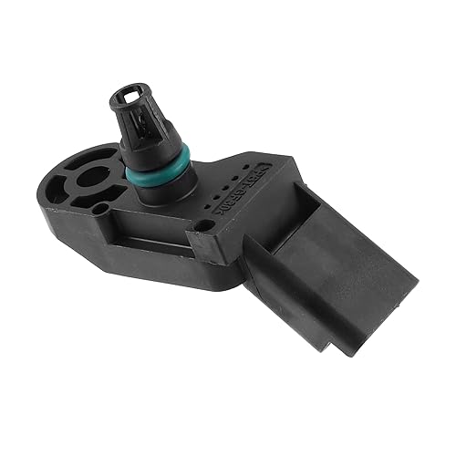 X AUTOHAUX Sensor de presión absoluta colector para Peugeot 106 206 207 306 307 407 607 para Citroen 9639381480 ABS Negro