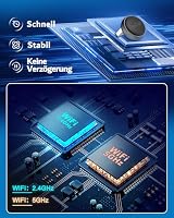 Carlinkit Wireless CarPlay & Android Auto Adapter – Mini Ultra 3, wandelt OEM-Kabelverbindung in kabelloses CarPlay/Android Auto für iPhone & Android 11+, USB-A/Type-C Plug & Play, Online-Upgrade – Ansicht 3