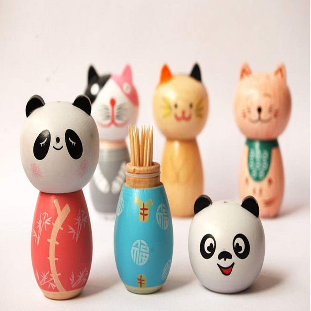 Comophysio Com Au Toothpick Dispensers Food Service Equipment Supplies Cute Panda Design Toothpick Holder Decorative For Kitchen Or Party Accessories 1 953 51 Wooden Toothpick Holder Dispenser Blue Panda