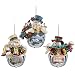 The Bradford Exchange Thomas Kinkade Snow-Bell Holidays Snowman Ornaments: Set of Three