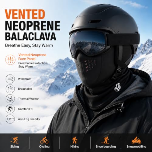 Image of WTACTFUL Winter Balaclava Ski Mask Men Warm for Cold Weather Ski Motorcycle