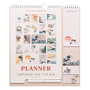 Kokonote CPF21007 Kalender 2021 2022 Japanese Art – Wandkalender