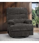 Elderly Recliner Chair with Massage, Heating and USB Ports (Red Brown)