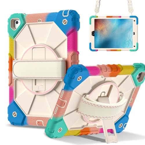 Étui antichoc iPad 9.7 (2017/2018) et iPad 6 / Pro 9.7 avec béquille rotative