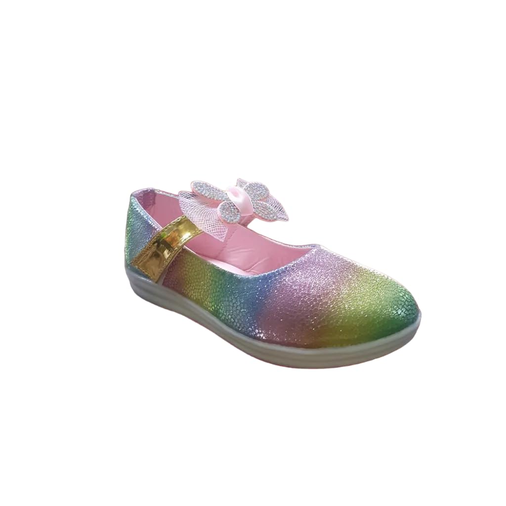 Nazh Rainbow Sandal Pink | Age 4.5-5 Years | Ballet Flats | Ballies | Fashionably Stylish for Everyday Wear | Kids Shoes (B0DCP2MQRP) Amazon Price History, Amazon Price Tracker