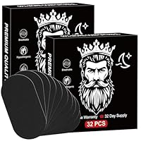 Black Premium Mouth Tape for Sleeping (64 Pack) - Pain Free Removal, Hypoallergenic, Latex Free & Gentle On Skin - Skin Friendly Adhesive Cotton Tape