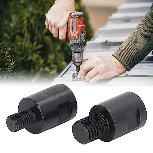 Drill Bit Adapter 2PCS M10 to M14 Thread Converter with Extension Rod for Accessories - Image 4