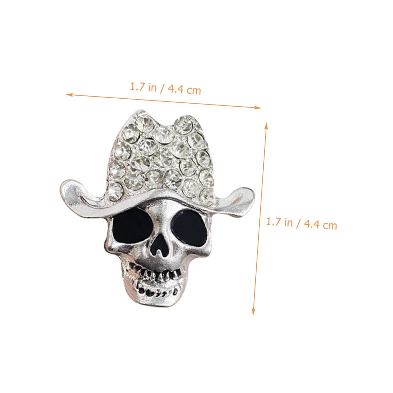 SOLUSTRE 8pezzi Clip Per Auto Con Design Teschio Decorazione Per Bocchetta Aria Profumatore Per Interni Auto Accessori Di Halloween Per Amici e Famiglia