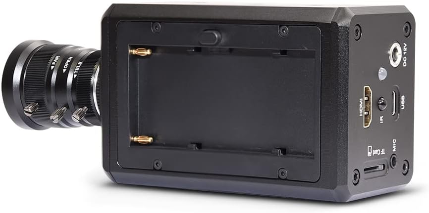 MOKOSE 4K Digital Camera 3" Screen 3840 * 2160/30FPS HDMI 1080P USB Webcam Support NP-F980 F970 F960 External Battery and 3.5MM Microphone with 5-12mm Manual Zoom Lens