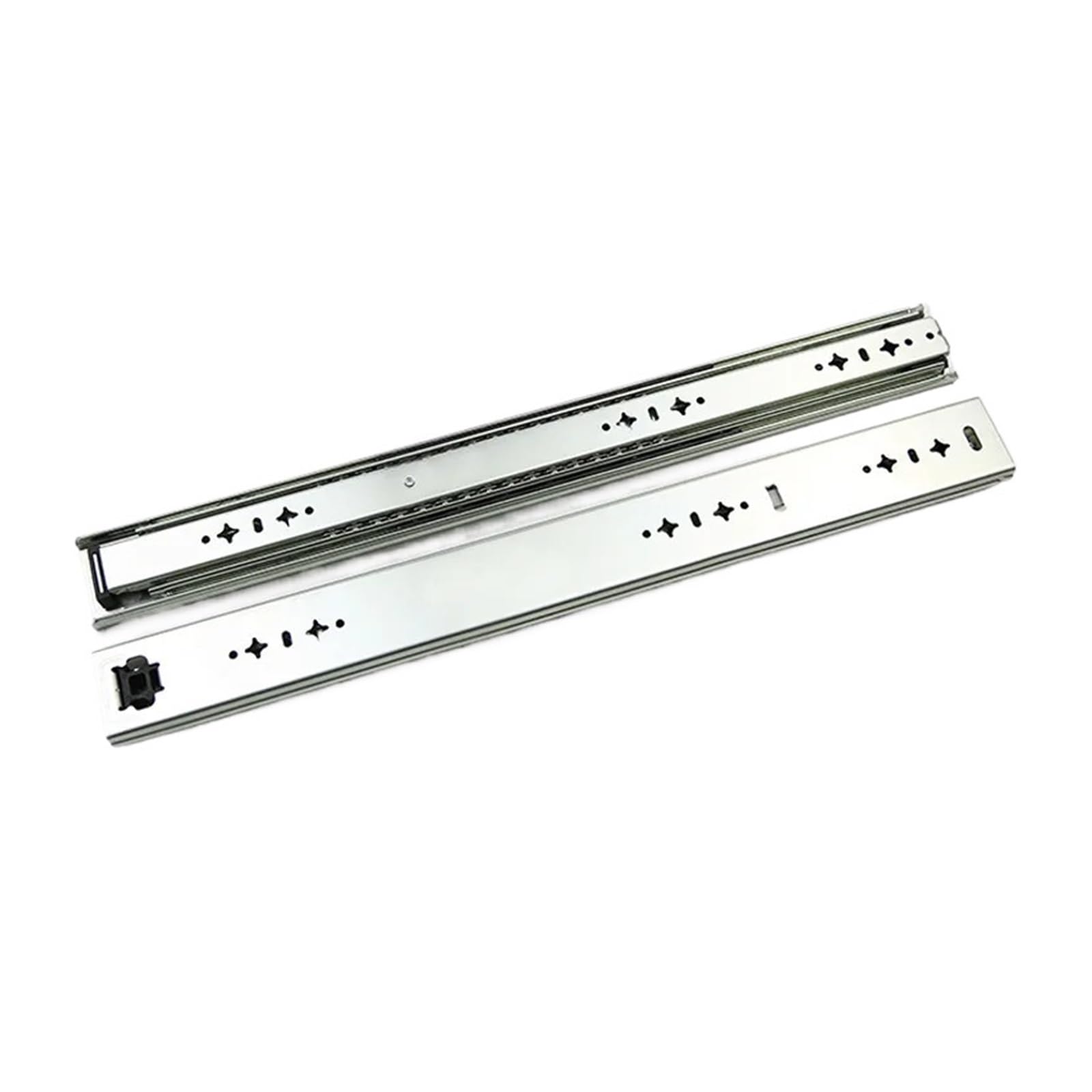 Rails de guidage 18 pouces en acier renforcé large de 53 mm avec verrou