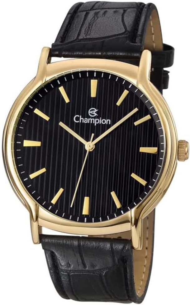 Relógio Champion Masculino Ref: Ch22831p Social Dourado
