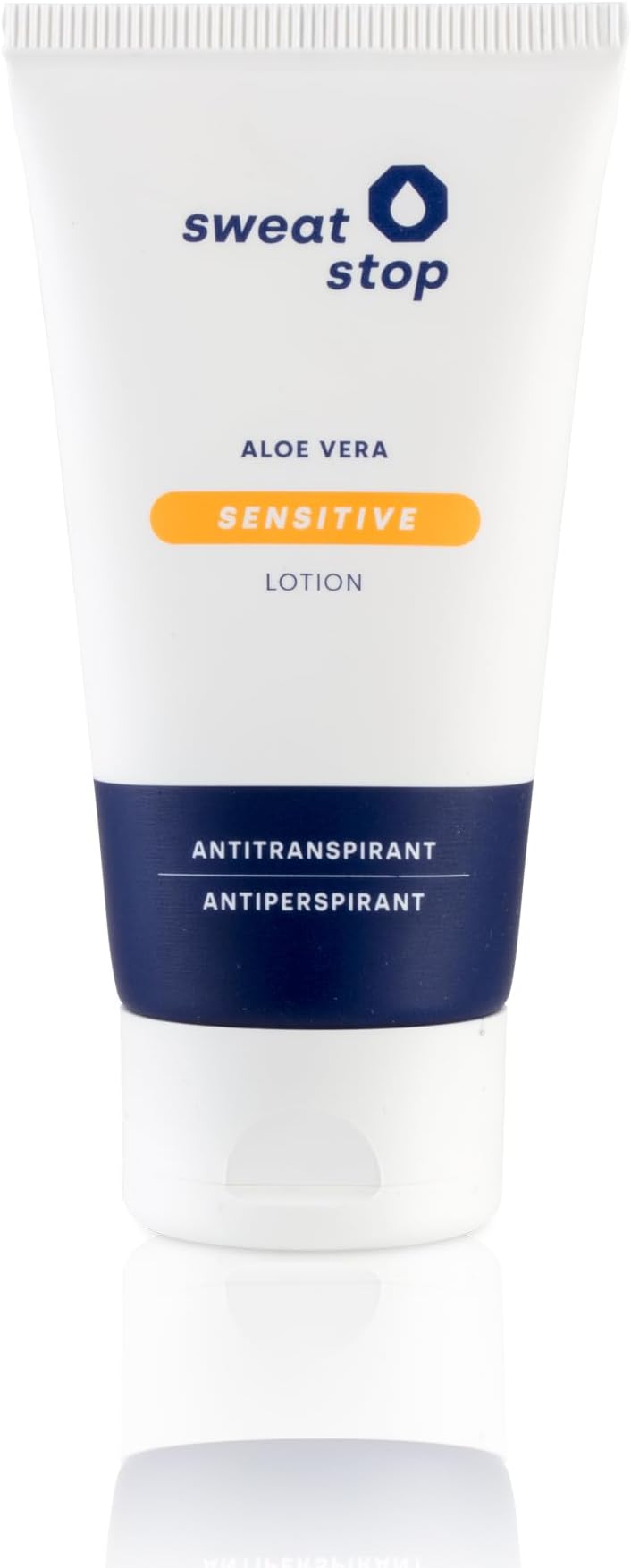 SweatStop Aloe Vera Sensitive Antiperspirant Lotion 50ml against Sweating on Forehead & Face | Anti Sweat Antiperspirant Facial Cream for Him & Her | 24-48h Protection