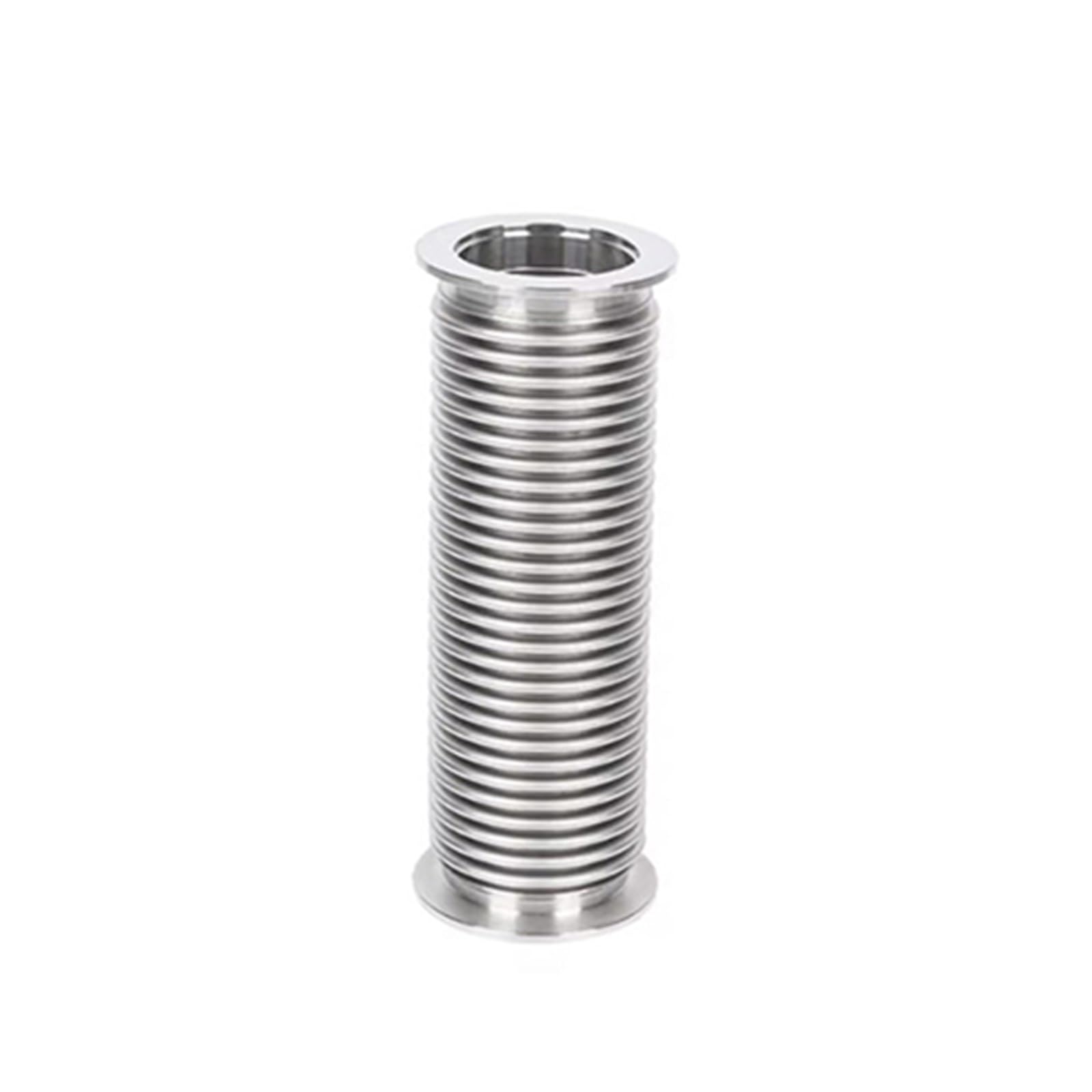 Accesorio de tubería de manguera flexible de fuelle de alto vacío - Acero inoxidable 304, KF16, KF25, KF40, KF50, 100-500 mm de longitud(Hard Bellows,KF25,200mm)