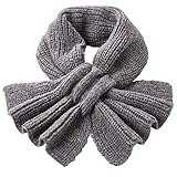 通すだけ華やかニットマフラー