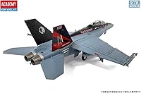 Vista 2 de Academy 1/72 US Navy F/A-18F VFA-154 Black Knights Modelo de plástico 12577