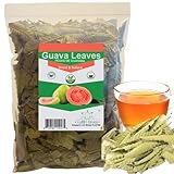 Hoja de guayaba Premium 100+ Leaves (2.1oz / 59.5g) 100% Natural whole Dried Guava leaves.