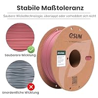 eSUN Upgraded Matte PLA Filament 1.75mm, Morandi Lila,1KG – Ansicht 3