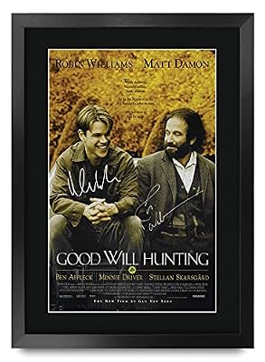 HWC Trading Good Will Hunting A3 Enmarcado Regalo De Visualización De Fotos De Impresión De Imagen Impresa Autógrafo Firmado Por Matt Damon Robin Williams Los Aficionados Al Cine | Ya disponible en tu tienda friki favorita! En mundofriki.es! HWC Trading Good Will Hunting A3 Enmarcado Regalo De Visualización De Fotos De Impresión De Imagen Impresa Autógrafo Firmado Por Matt Damon Robin Williams Los Aficionados Al Cine | Ya disponible en tu tienda friki favorita! En mundofriki.es!