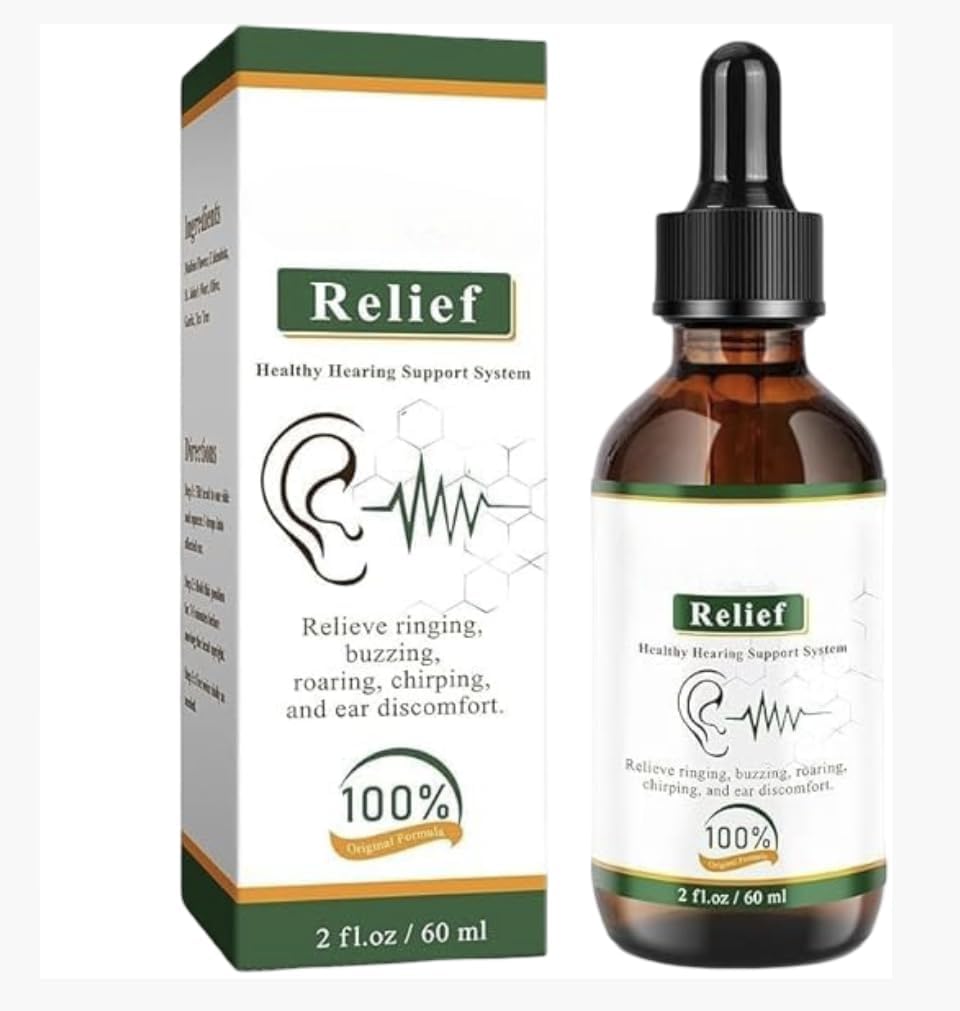 Relief Ear Drops 30ml | Natural Oil for Ringing, Buzzing & Ear Noise | Gentle Formula for Ear Comfort & Hearing Support | Improves Clarity (Pack of 1)-image-5