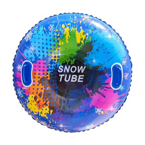 Tube de neige gonflable XL pour adulte et luge familiale robuste de piste