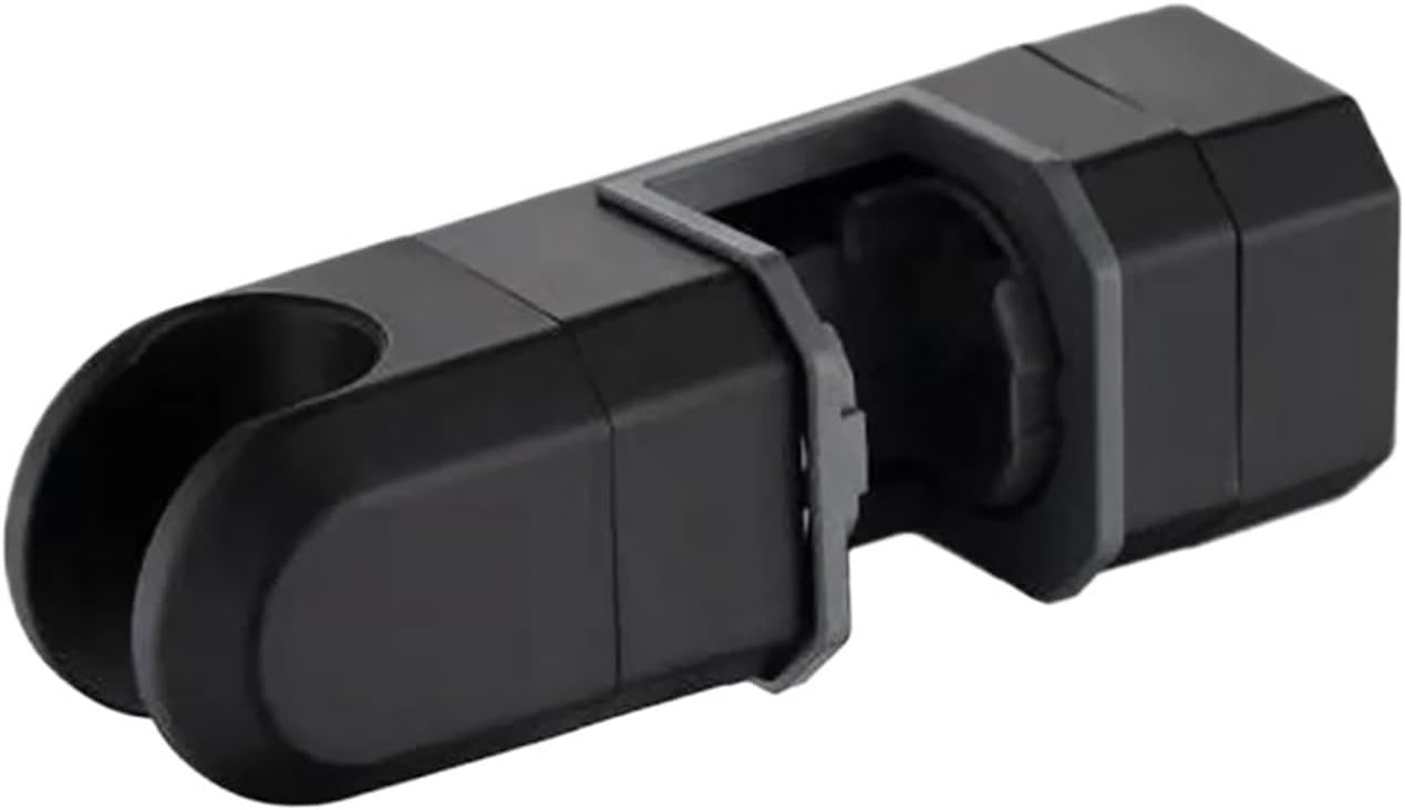 1pcs Adjustable Slide Bar Shower Head Holder(Black-Square Pipe)
