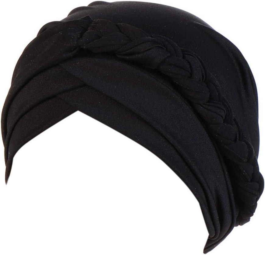 beauty YFJHWomen Chemo Beanies Cancer Turban Head Wrap Caps Twisted Hijab Silky Braid Hair Cover Headwear