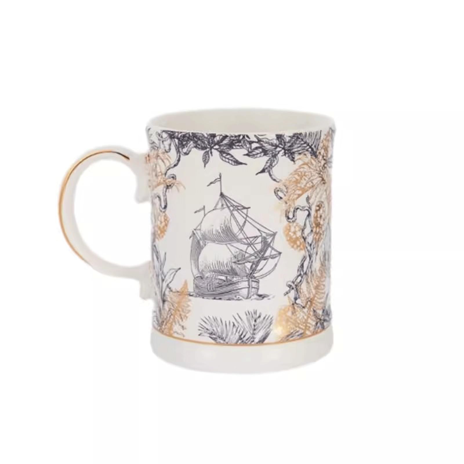 NZPOST Tazze da caffè Tazza in Ceramica Vintage Tazza da Acqua Tazza da caffè Tazza da caffè per Ragazze di Compleanno per Ragazzi
