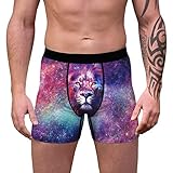 IFOUNDYOU Boxershorts Langes Bein Herren Webboxer Slip Unterhose für Männer Elastischer Basic Boxer Hipster mit Eingriff Bulge Pouch Beutel Stretch Sexy Unterwäsche Atmungsaktiv Sport Boxer Panties