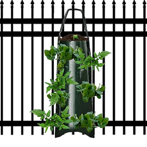 Borse da coltivazione appendibili, contenitore per piante, contenitore per la coltivazione di vasi per piantare pomodori peperoncino da giardino, giardino, giardino, balcone, patio