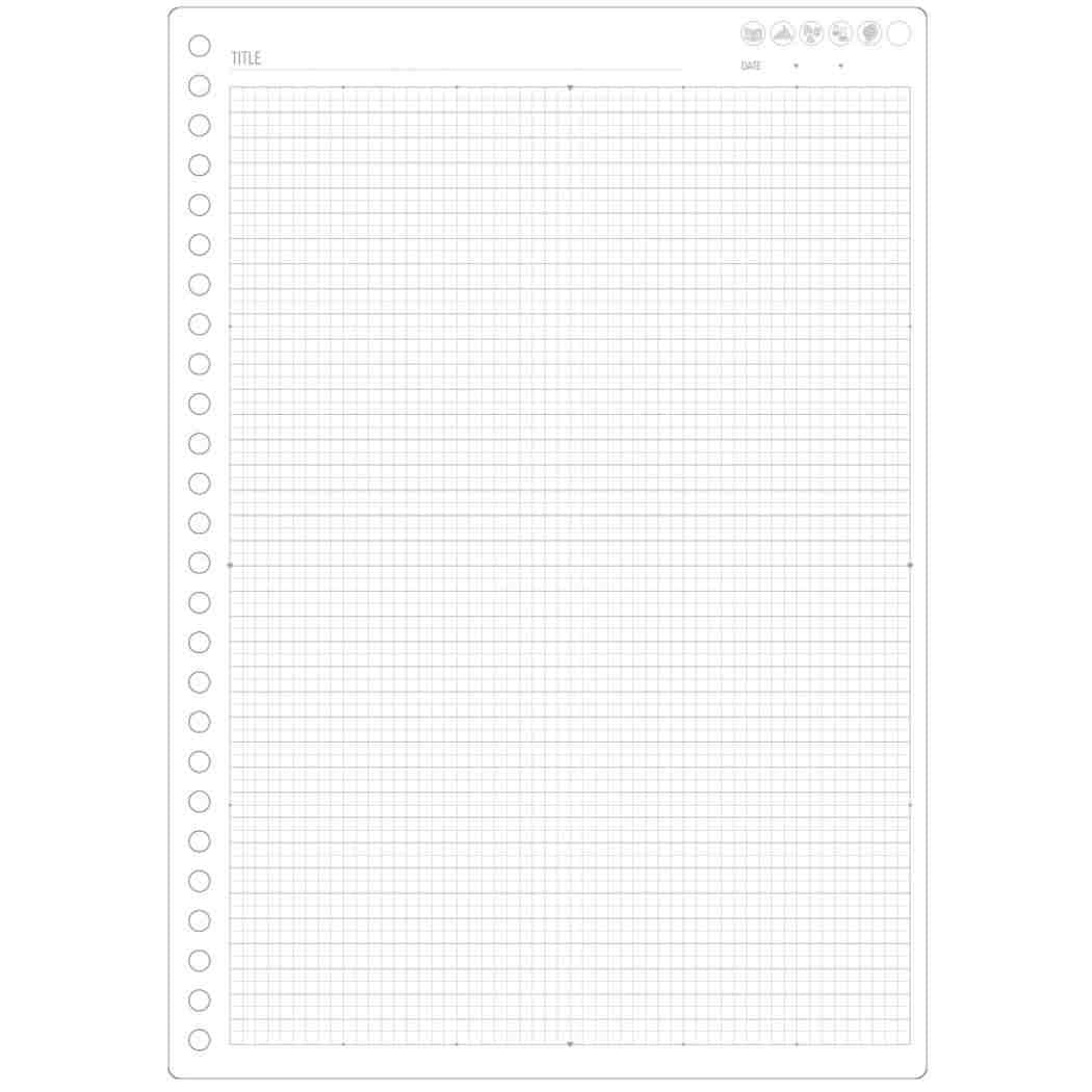 みおりん Amazon.co.jp: ルーズリーフ 26穴[みおりん Study Time]B5 学習ノート