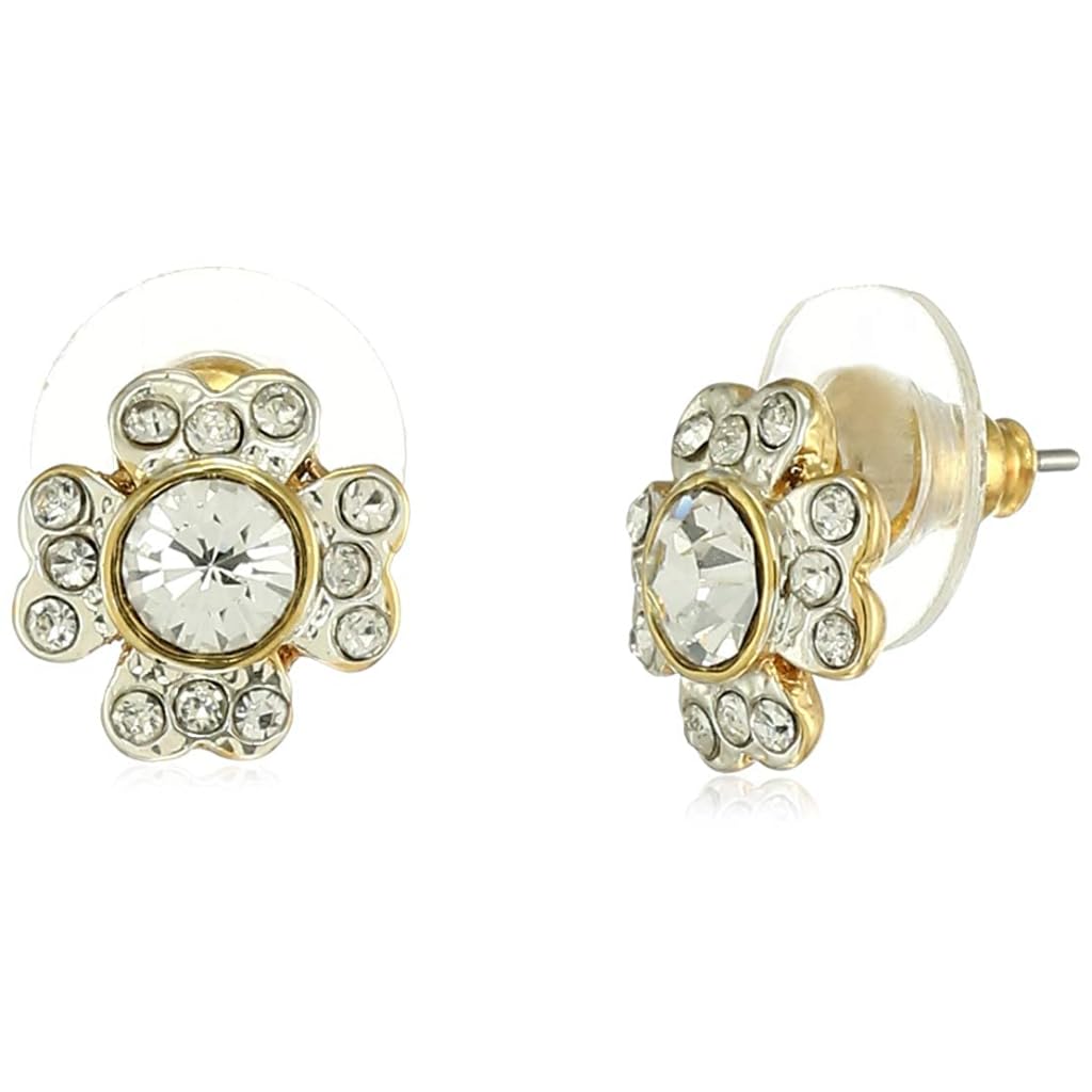 Estele 24 Kt Gold and Silver Plated Sap Flower Stud Earrings (B08D7PLNCZ) Amazon Price History, Amazon Price Tracker