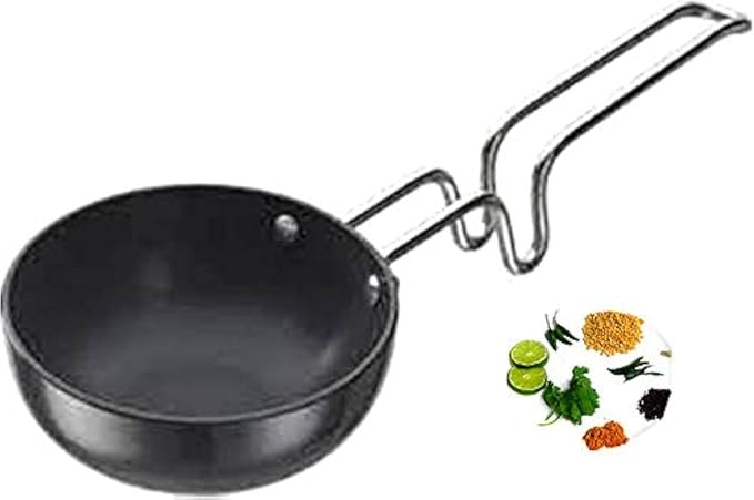 Hard Anodized Tadka Pan,Large Tadka Pan for saag, dal, kadhi,