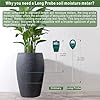 XLUX Long Probe Deep Use Soil Moisture Meter, Water Monitor Indicator Sensor, Hygrometer for Outdoor Indoor Large Pot Plants, Flower, Gardening, Farming #1