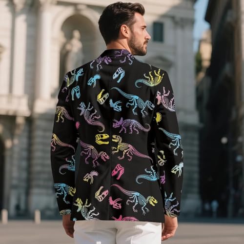 Men's Suit Jacket One Button Travel Blazer Lightweight Suit Elegant Solid Slim Fit Single Breasted Party Blazer3