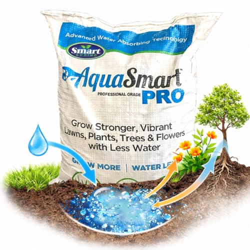 Water Storing Minerals Powered by AquaSmart - Reduce Watering by 50% - Repair Grass Lawns...