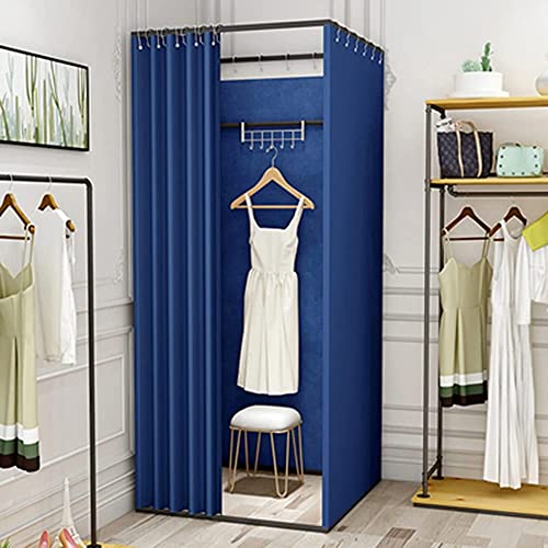 Provador Loja de Roupas Vestiário Portátil Provador Móvel de Piso Divisória de Tela de Privacidade c