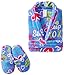 Sleep & Co Big Girls' Love To Sleep Robe with Slippers Set