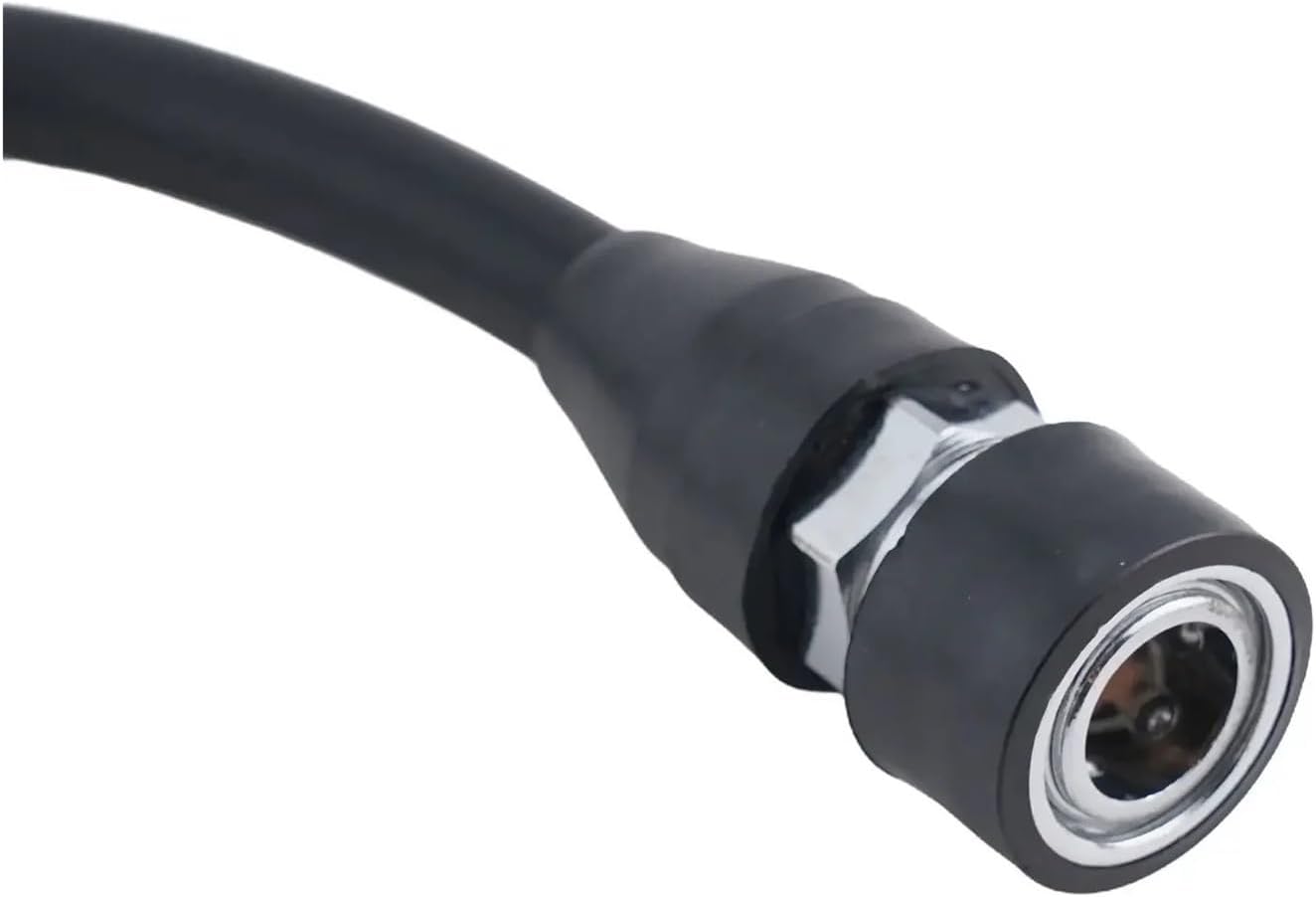 [Replacement] Connecting Pipe Truck Air Pipe Dust Air Intake Connector Truck Air Pipe Car Accessories Metal+Rubber Black