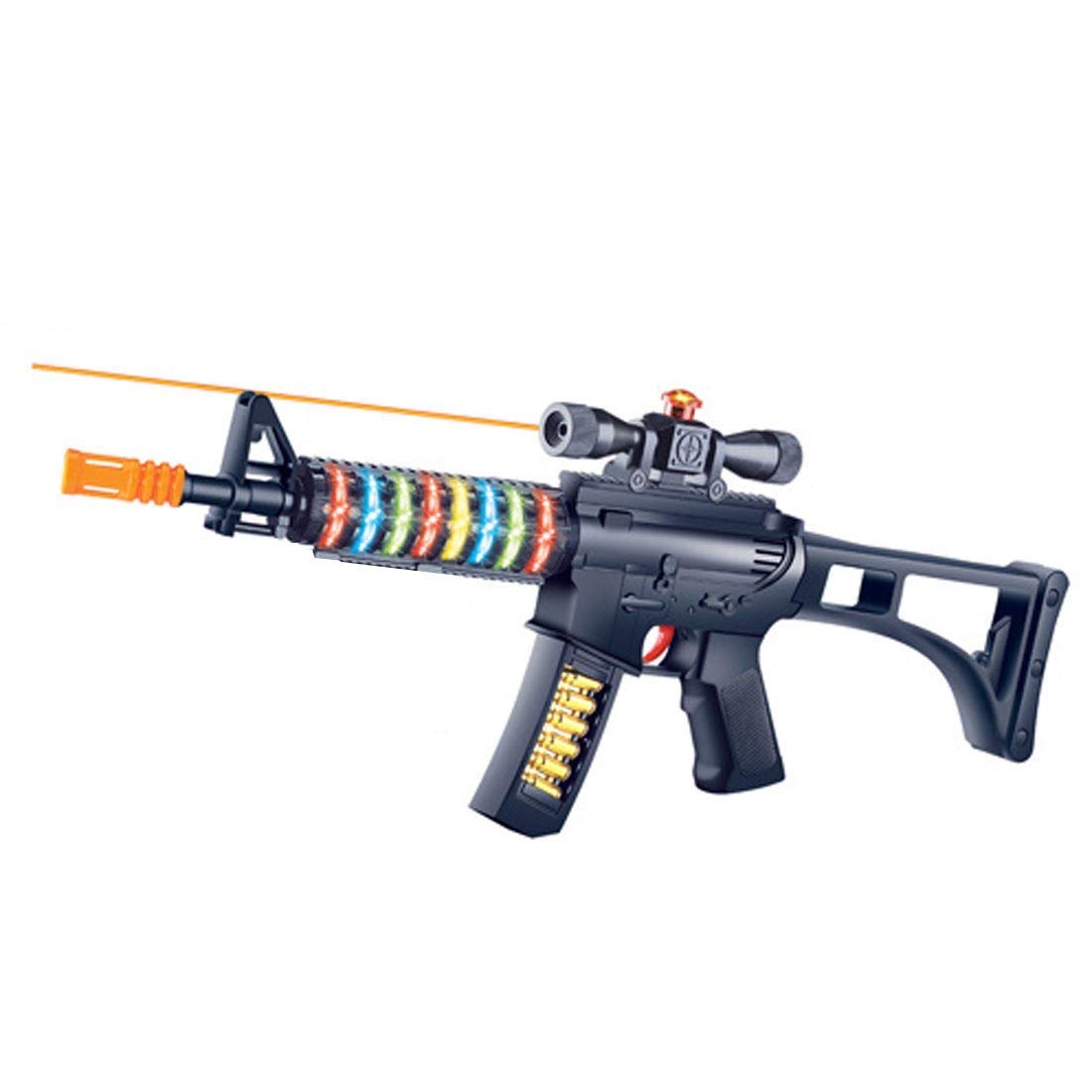 JNiL Sound Army Style Machine Gun Toy with Vibration - M4-1, 20 Inches Long PUBG Musical Toy Gun for Kids Boys (Pack of 1) (B08HJNNB8T) Amazon Price History, Amazon Price Tracker