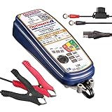 TECMATE(テックメイト) バイク用充電器 オプティメイト4 クアッドプログラム/スーパーナット車両ケーブル付