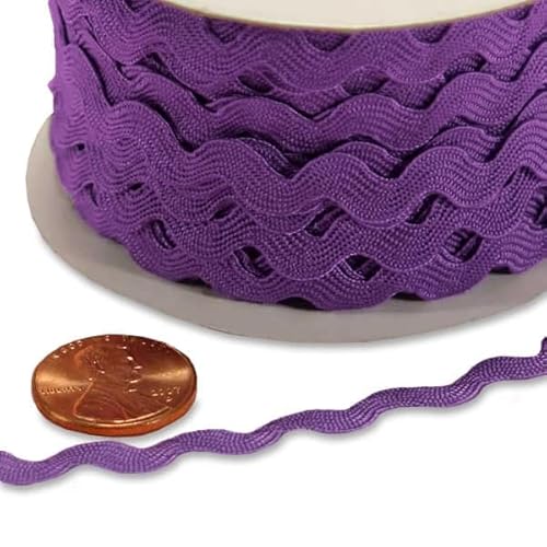 Paper Mart 570101280 7 Mm X 25 Yards Purple Ric Rac Trim cover