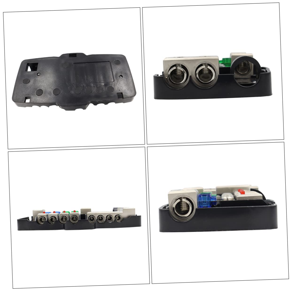 Multi-Function Fuse Box Led Light Fuses Battery Terminal Distribution Block Car Camping Power