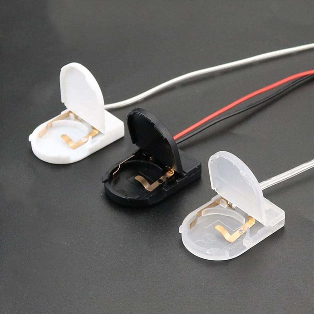Amazon.co.jp: 5個 CR2032セルボタンケース 電池ホルダー ON-OFF