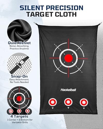 Haokelball 10x8FT Dual Mode Golf Net