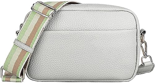 GOLDNICE Crossbody Bag for Women, PU Leather Camera Handbag Ladies Messager Cross-Body, Small Shoulder bag with Adjustable and Removable Wide Strap, Black, Beige, Cream White, Khaki, Grey