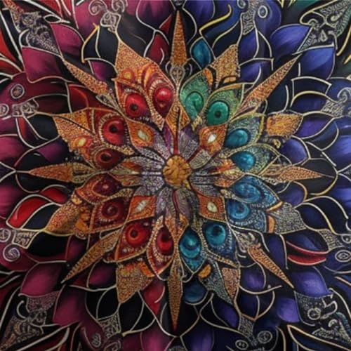 Housse de couette respirante bohemia 135x200cm en microfibre super douce anti-plis