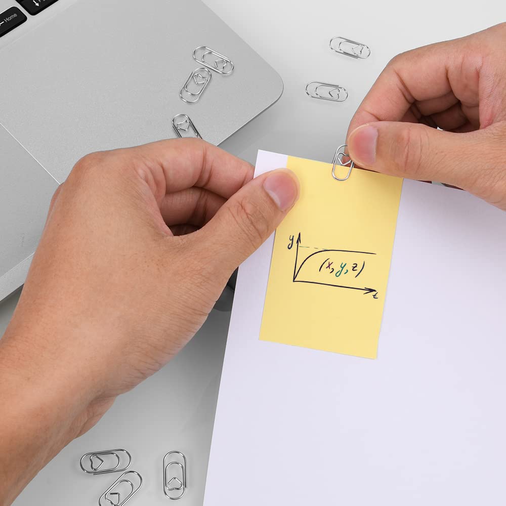 220 Graffette A Cuore In Acciaio Inox - Fermagli Decorativi Per Ufficio, Biglietti E Fai-Da-Te - Foto 9