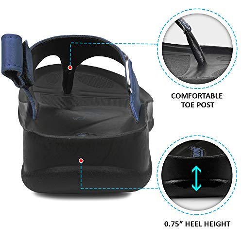 Aerosoft Tuck Comfortable Outdoor Slingback Sandals For Women Casual Summer (Us 8, Tuck Navy) #TOP4