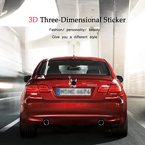 3D Auto Car Emblem, 3D Devil Car Logo Stickers, Devil Style Demon Car Sticker, Auto Emblem Logo Car Styling Paper Decoration Universal For All Cars #TOP5